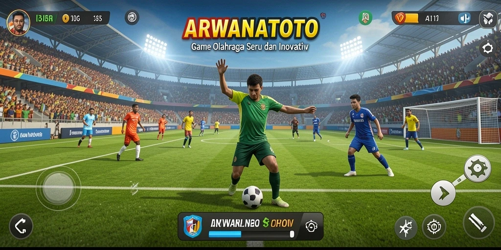 Tampilan gameplay ARWANATOTO yang dinamis dan menegangkan.