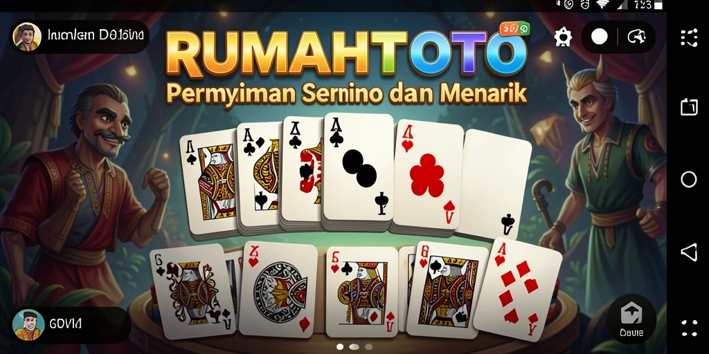 Screenshot utama RUMAHTOTO menampilkan gameplay seru permainan Domino.