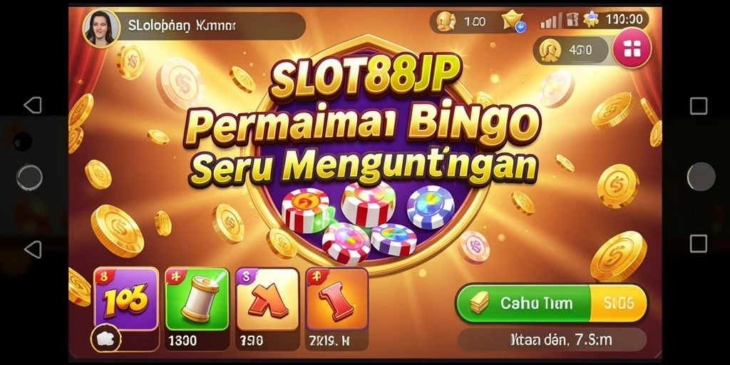 Tampilan gameplay Bingo yang menarik dan seru di SLOT88JP.